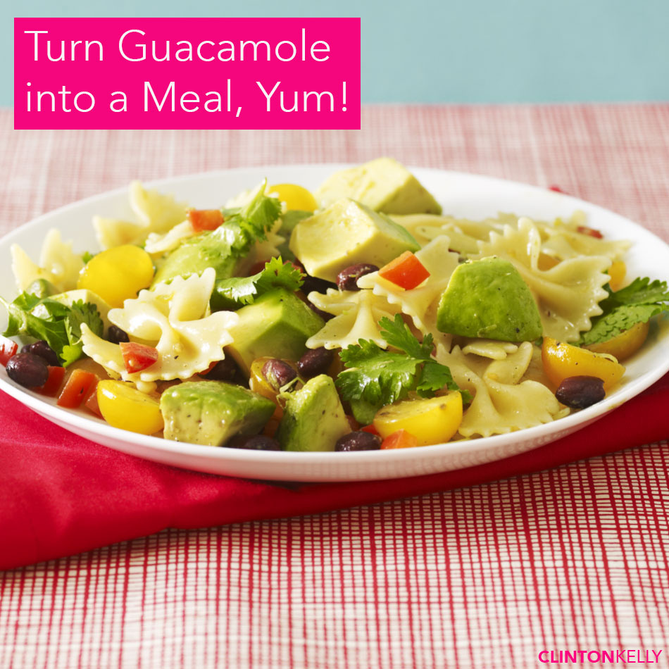 Turn Guacamole into a Meal with This Pasta Salad Recipe Clinton Kelly